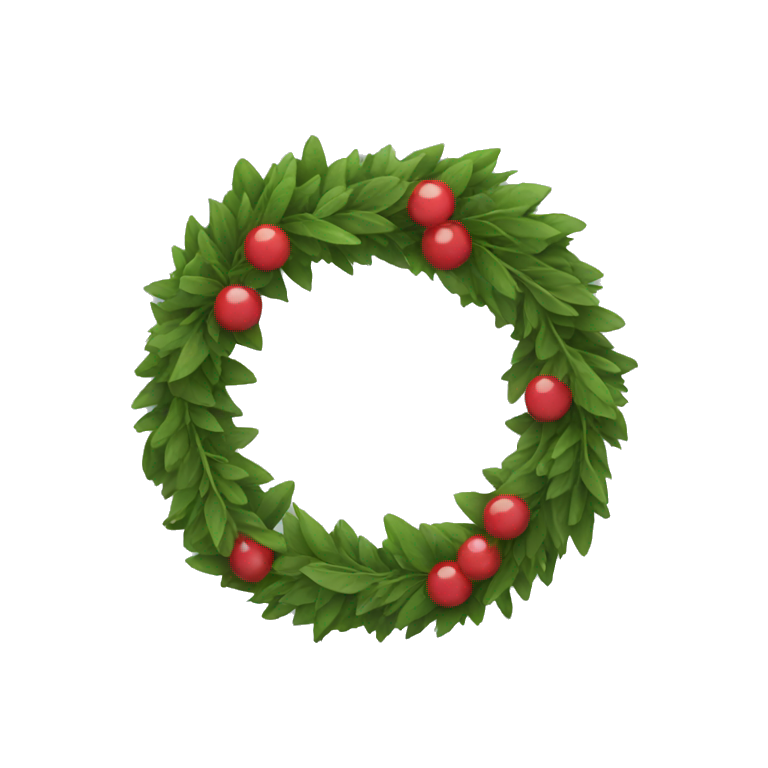wreath on the head emoji