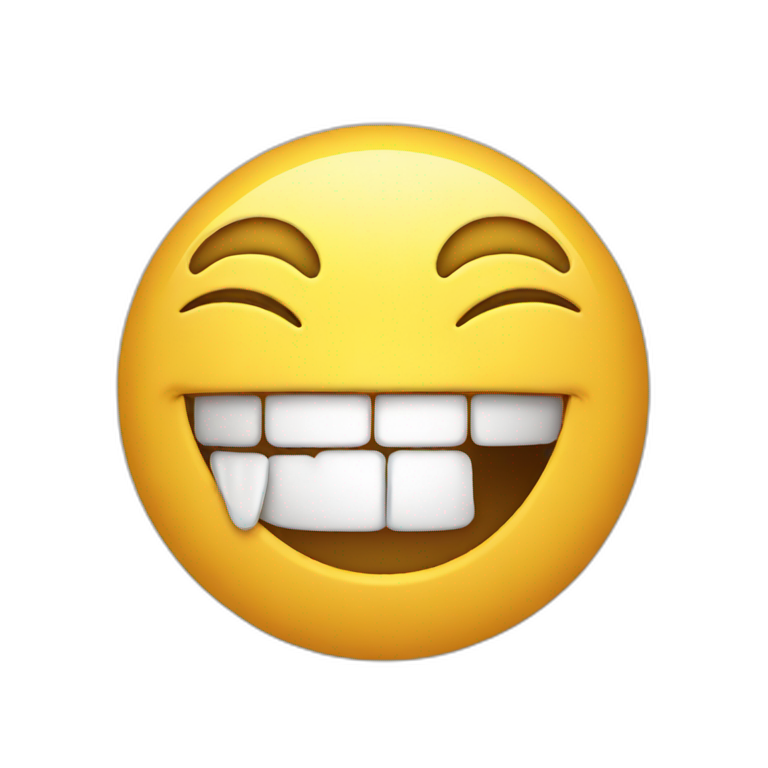 Laugh emoji  emoji