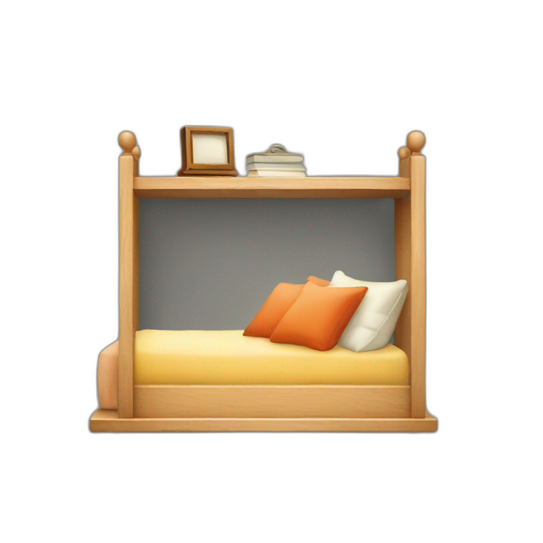 bed shelf emoji