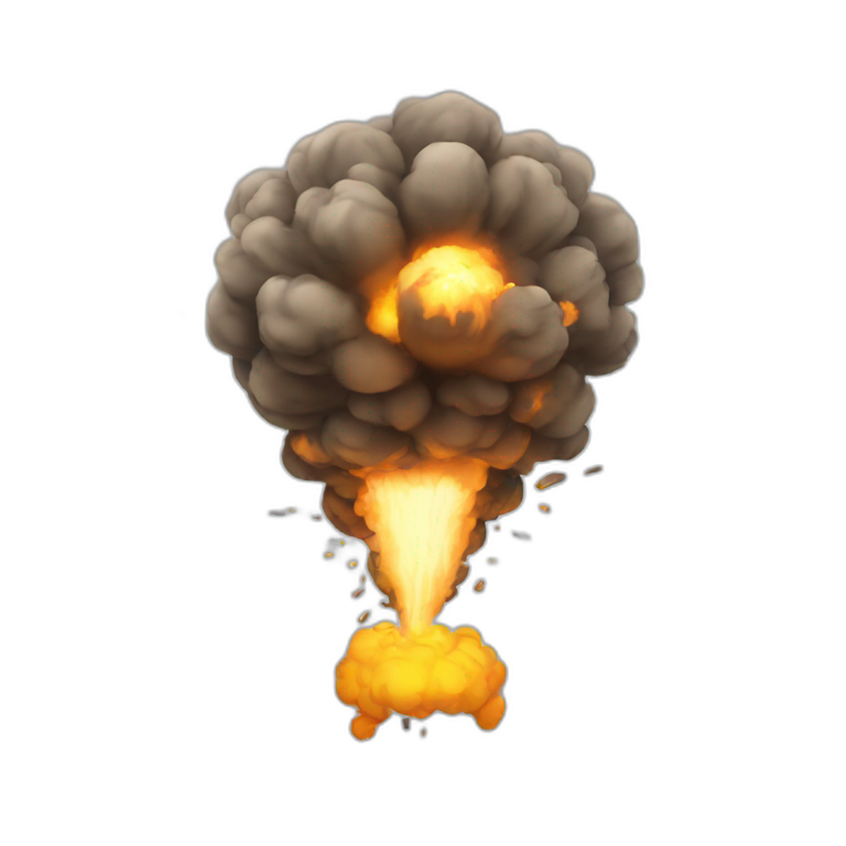 explosion face emoji emoji