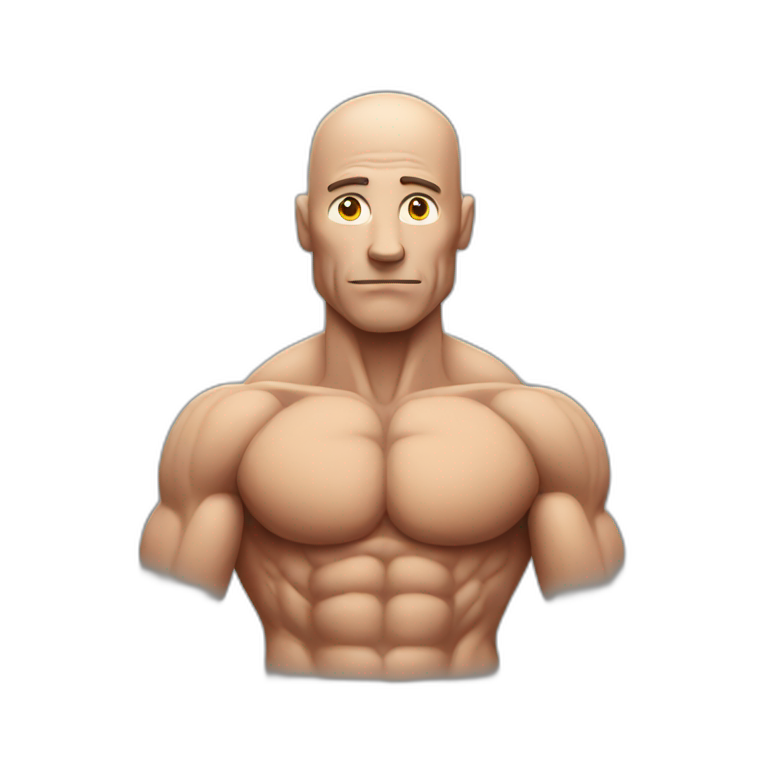 Thin muscle emoji