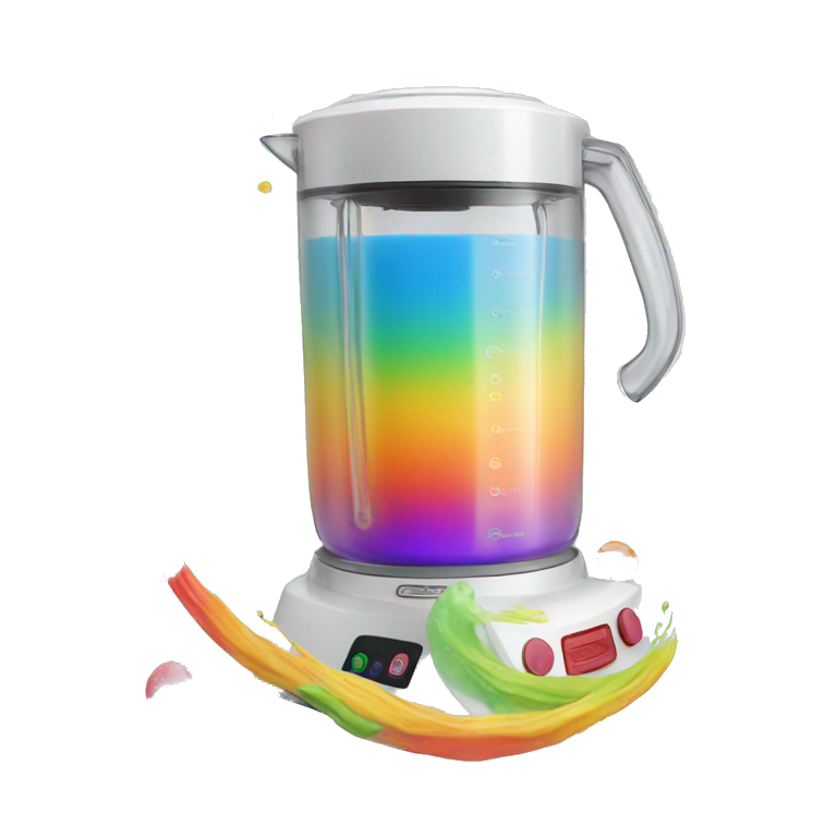 rainbow blender emoji
