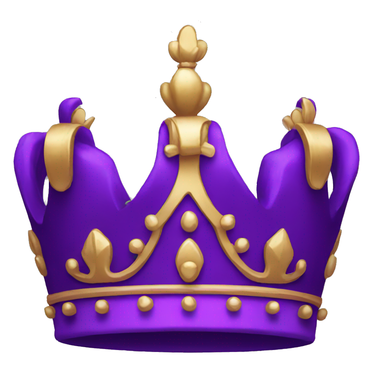 purple crown emoji