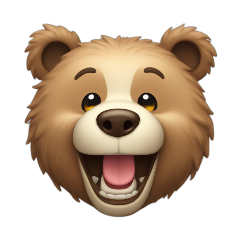 happy bear emoji