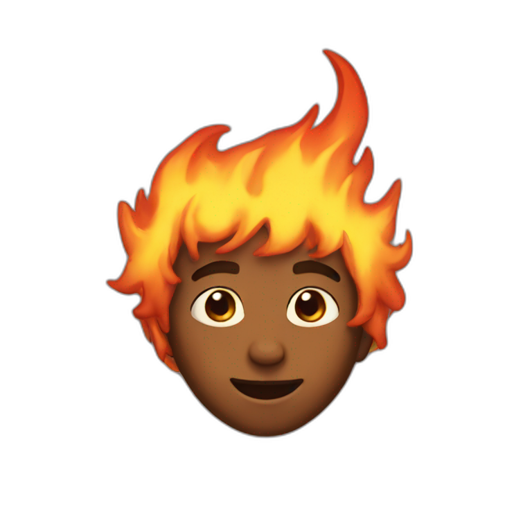 Fire boy emoji