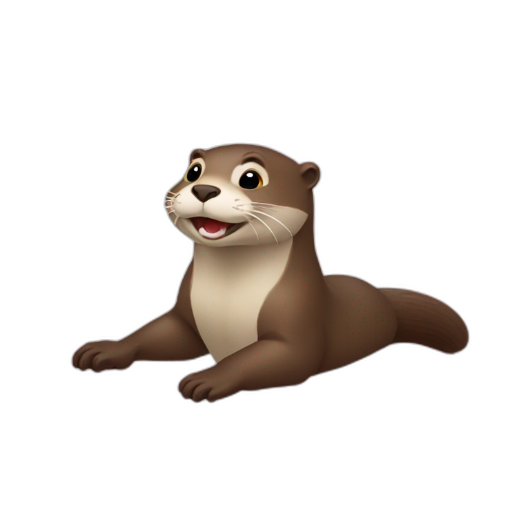 otter supporting FC sion emoji