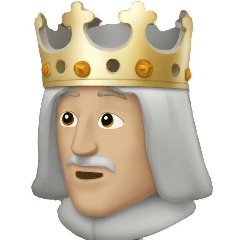 King baldwin IV with his mask emoji