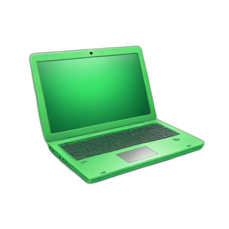 Green Laptop emoji
