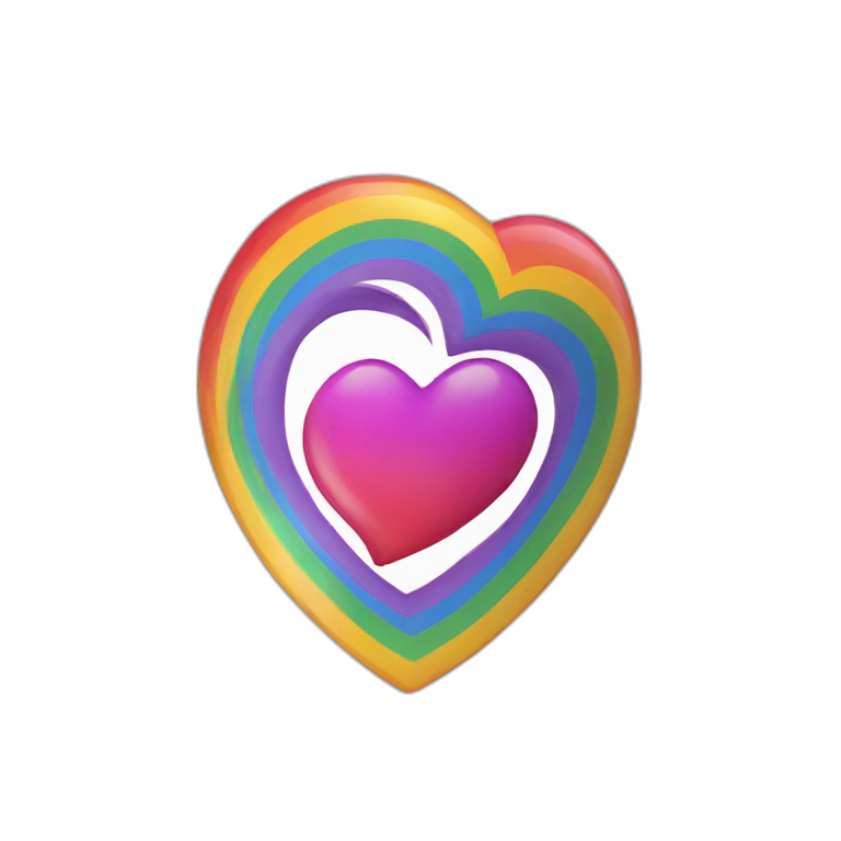 pride heart emoji