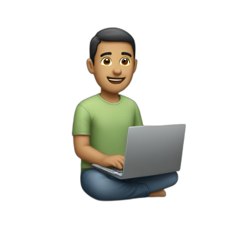 Man with laptop emoji