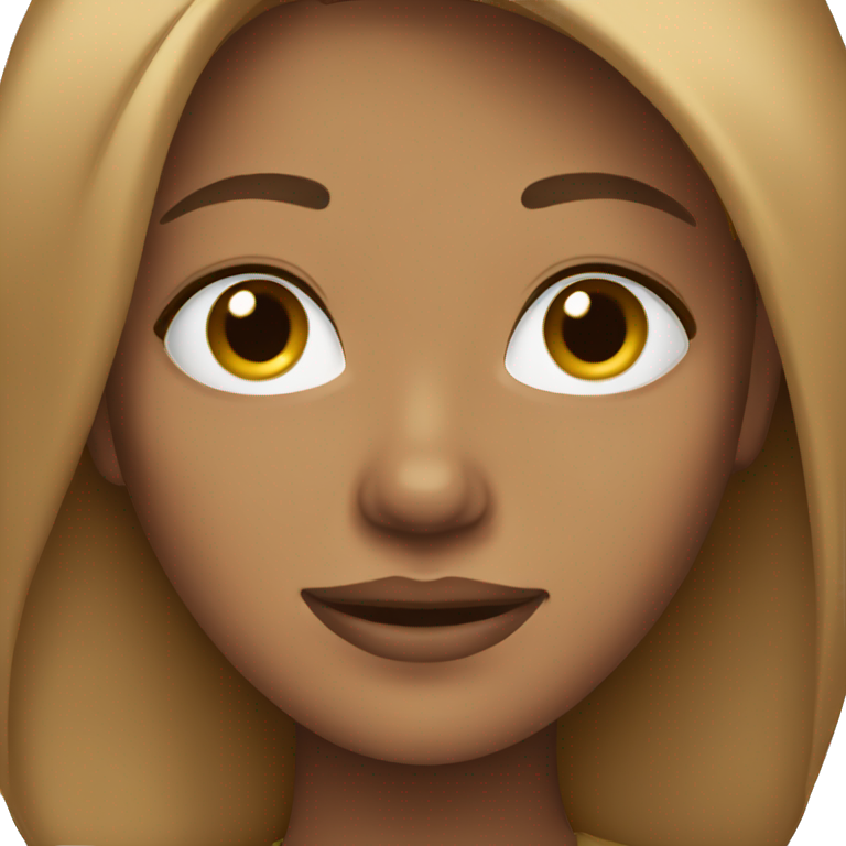 Light brown hair  emoji