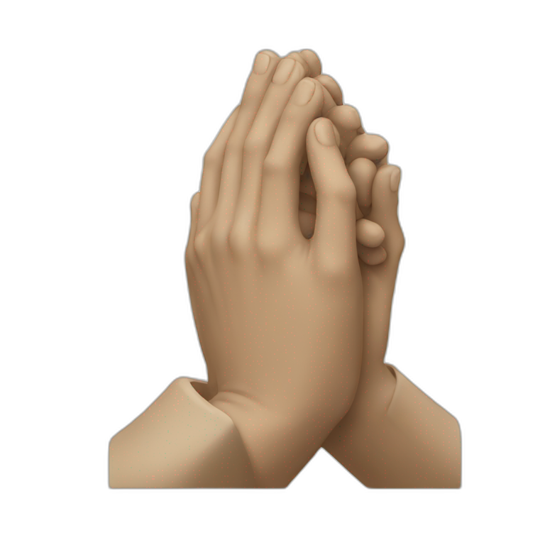 Praying hands emoji