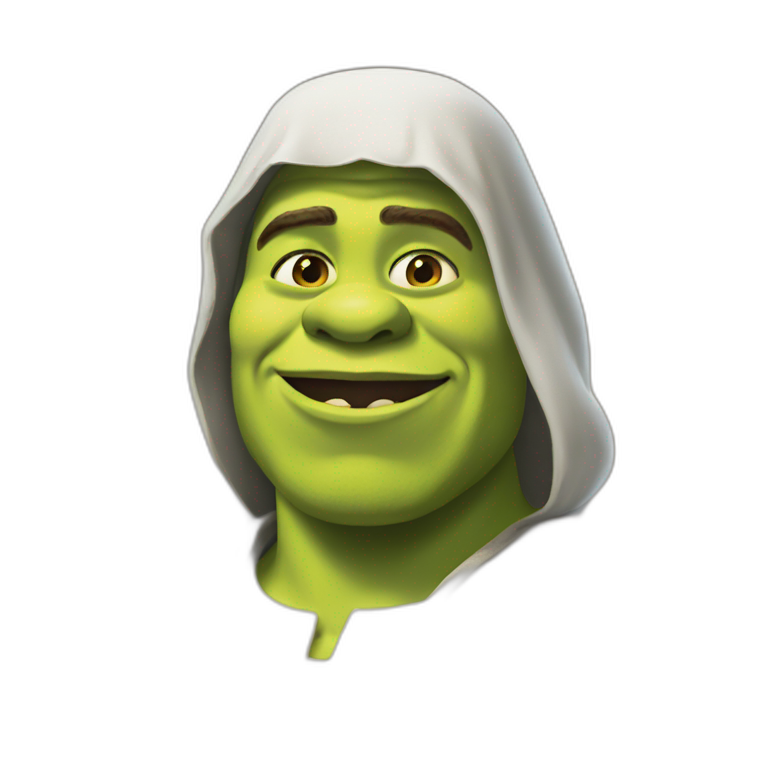 Shrek if he was muslim emoji