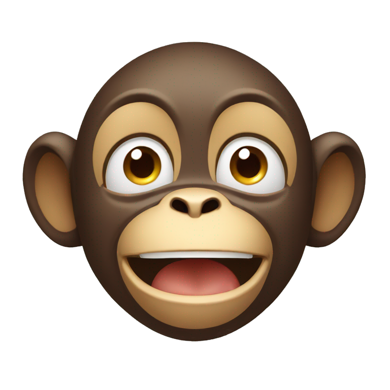 monkey cry laughing emoji