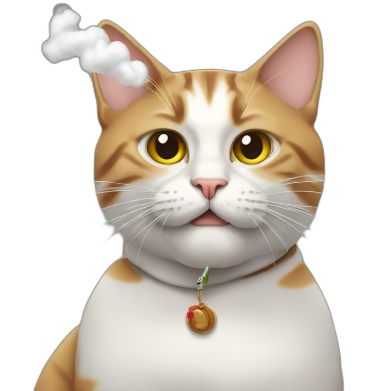 cat smoking  emoji