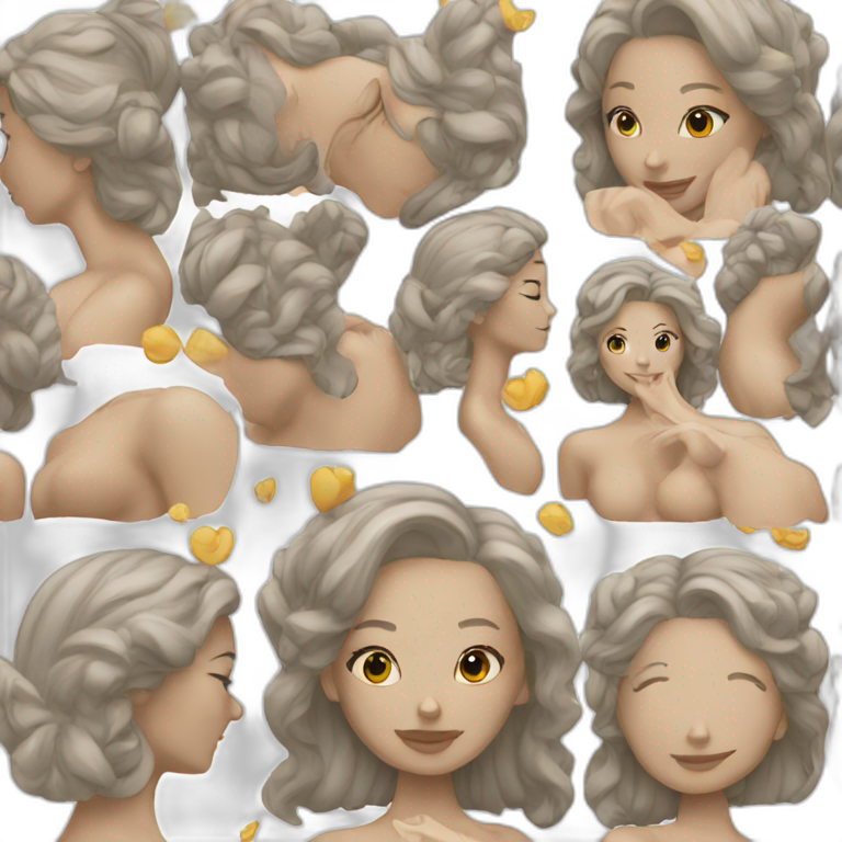 Beautiful female figure emoji