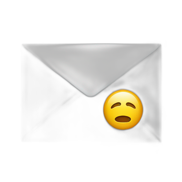 E-mail sms notification emoji