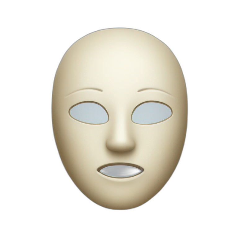 blank mask emoji