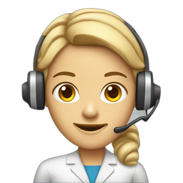 telemarketing attendant emoji