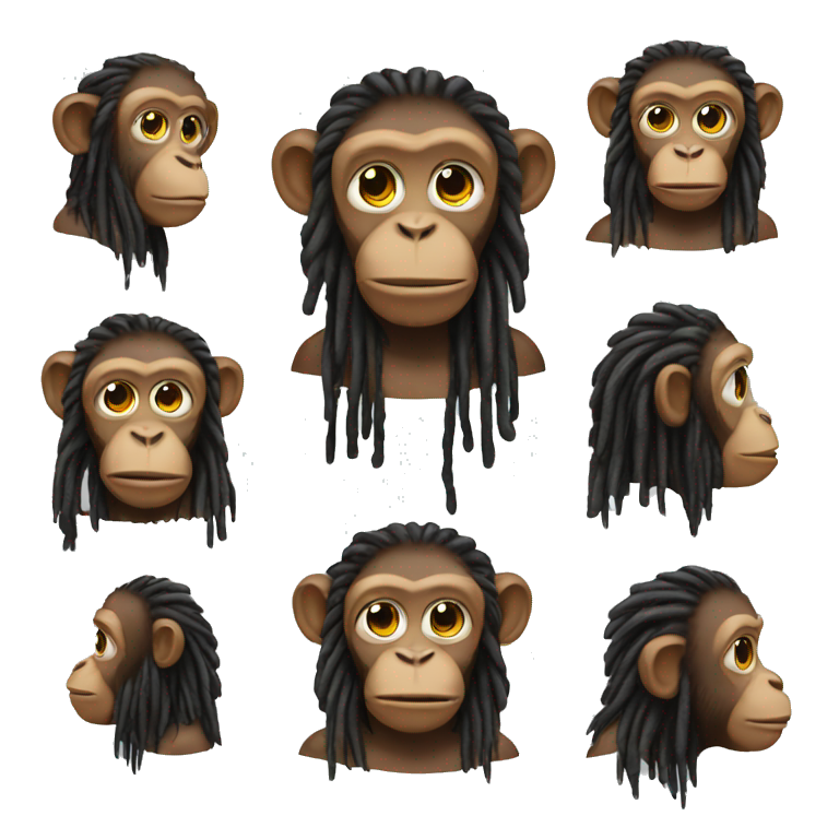 Monkey With Dreads
