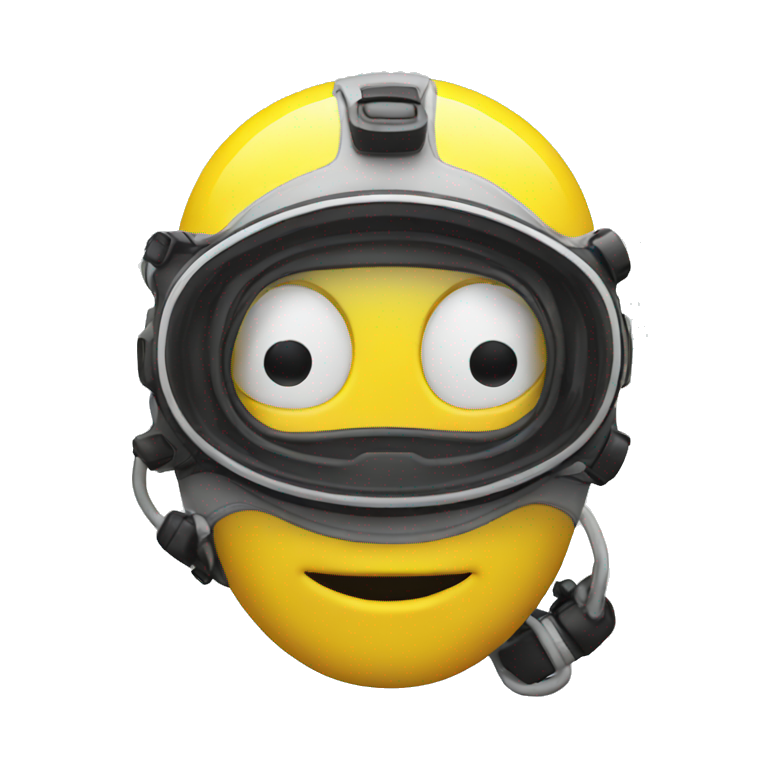 Smiley diver emoji