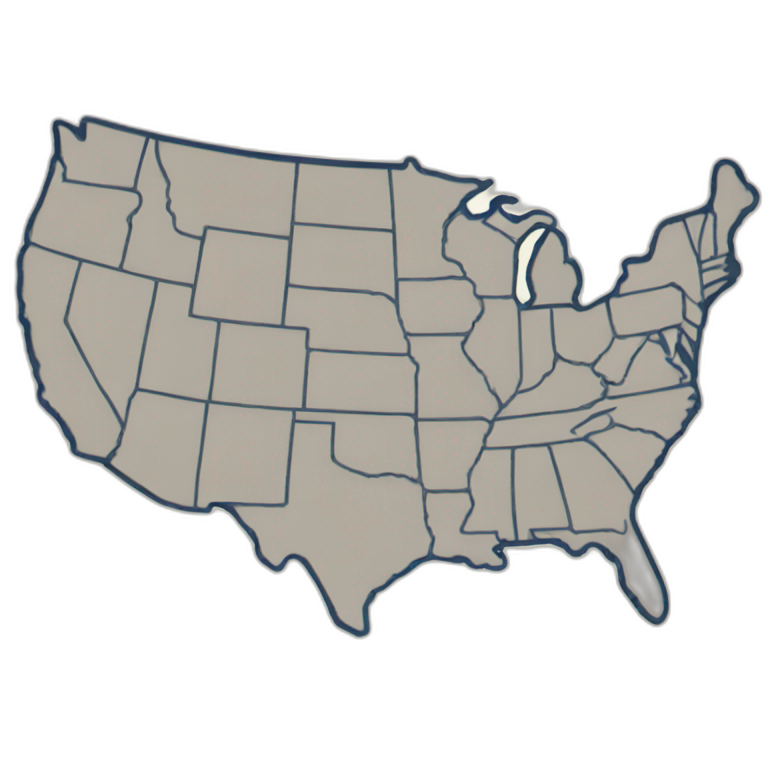 United states map emoji