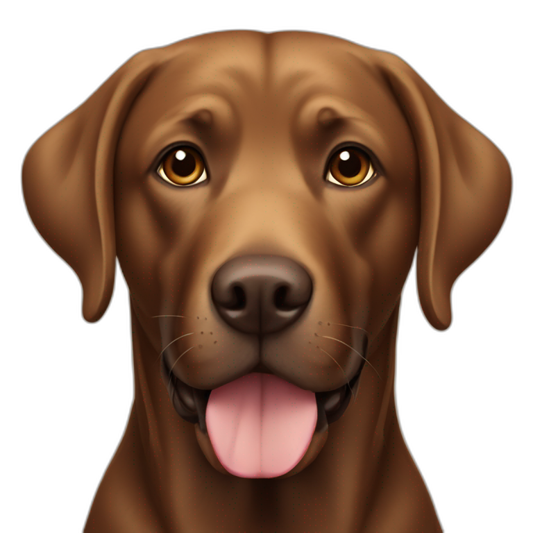 brown-labrador emoji
