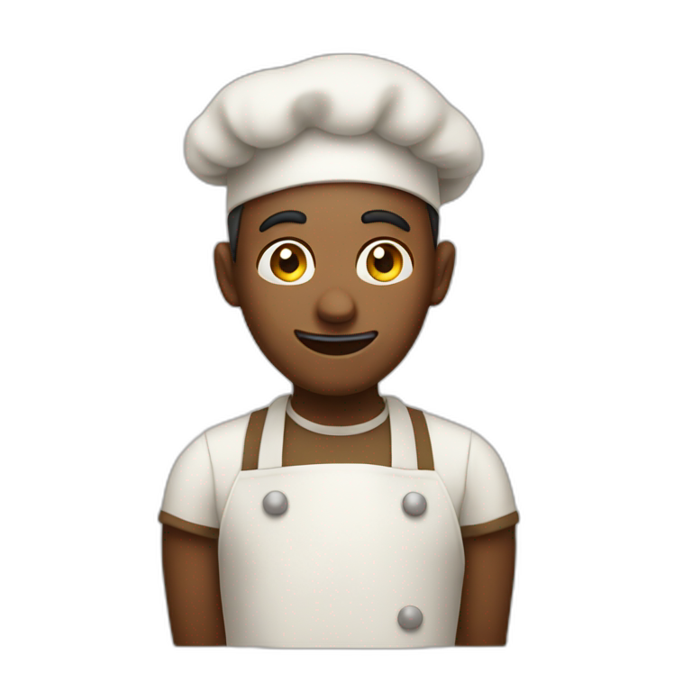 SUprised baker emoji