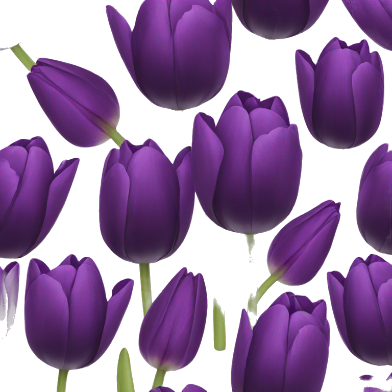 dark purple tulip emoji