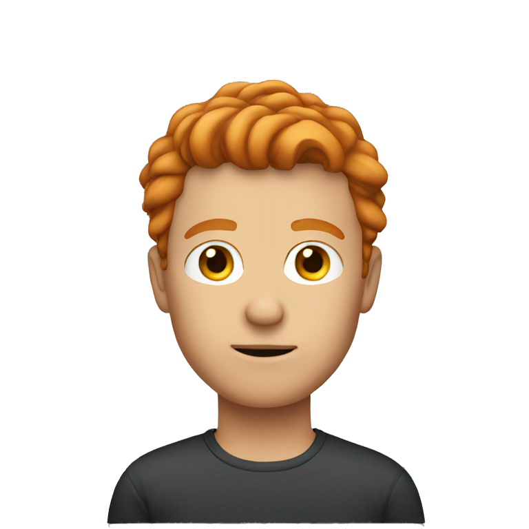 man with computer ginger hair emoji