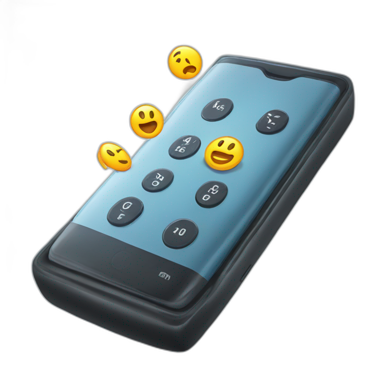 Cellphone ringing emoji