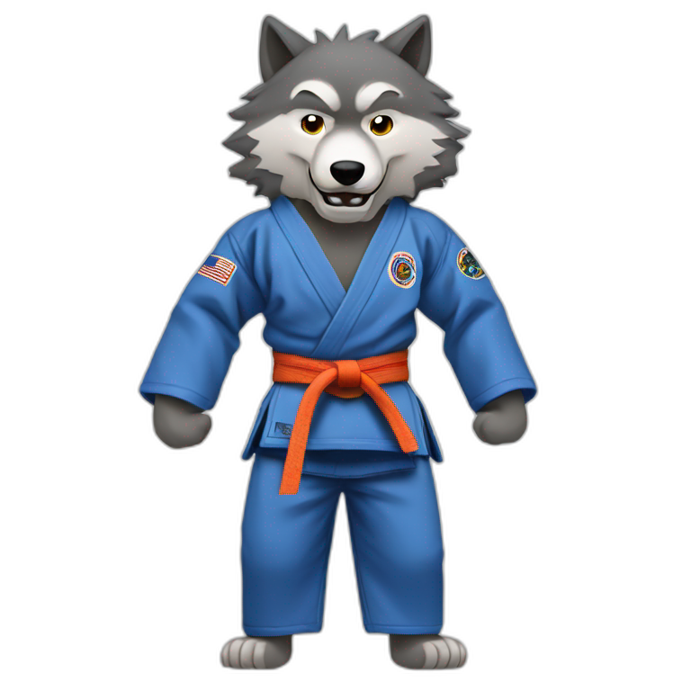 Wolf Jiu-Jitsu  emoji