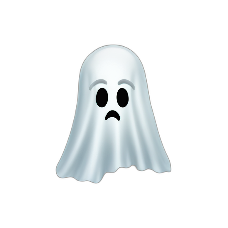 Ghost face emoji