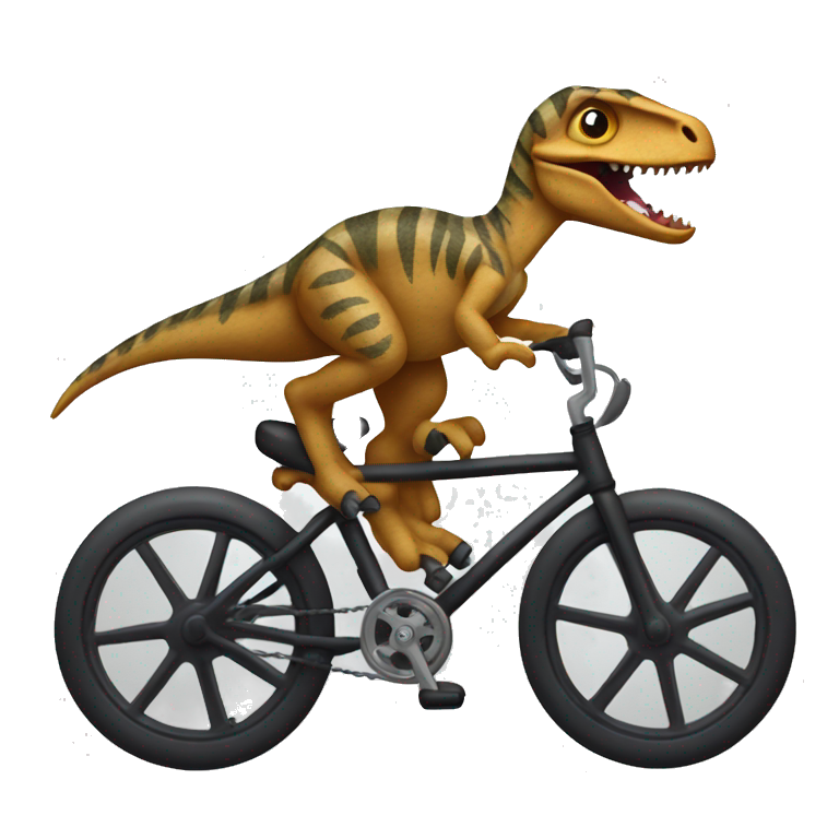 Velociraptor on a bike hotsell