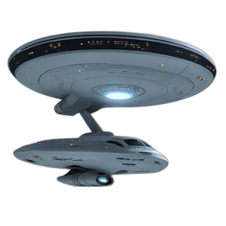 Starship enterprise Star Trek next generation emoji