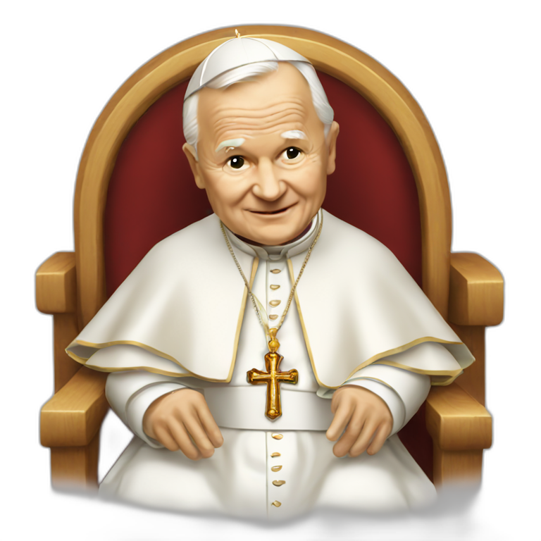 Pope John Paul II emoji