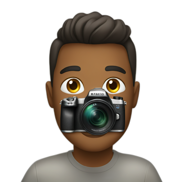 vlogging using mirrorless camera emoji