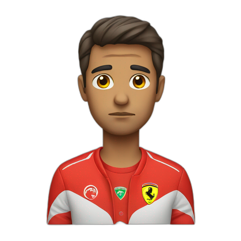 sad Ferrari fan emoji
