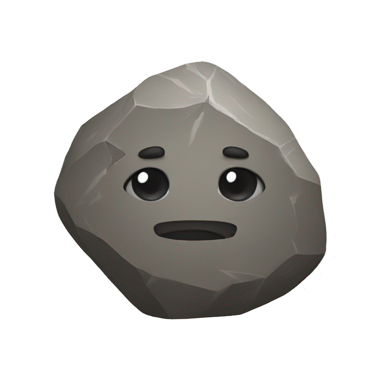 Rock emoji