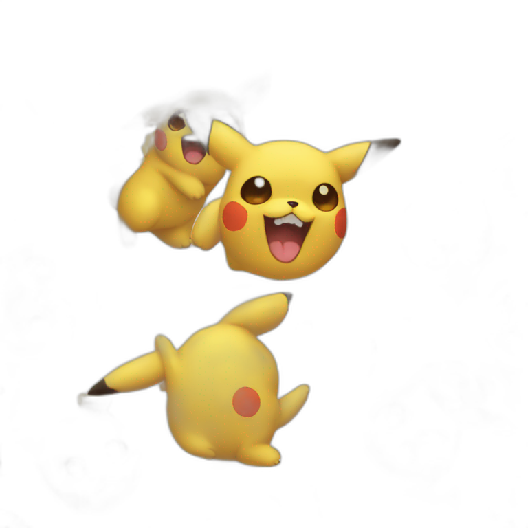 Pikachu with a bored face  emoji