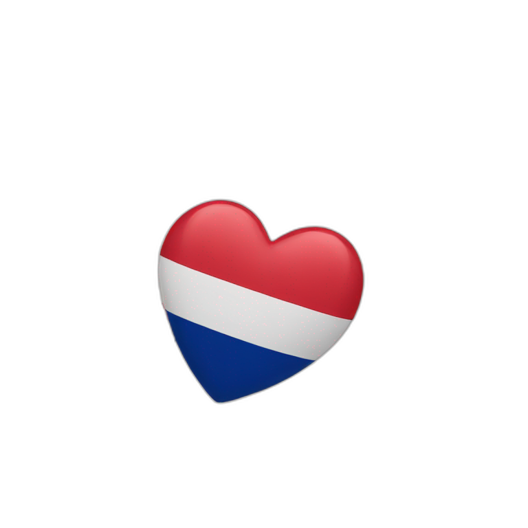 Heart with Thailand flag emoji