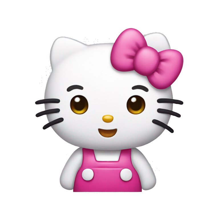 Pink hello kitty  emoji