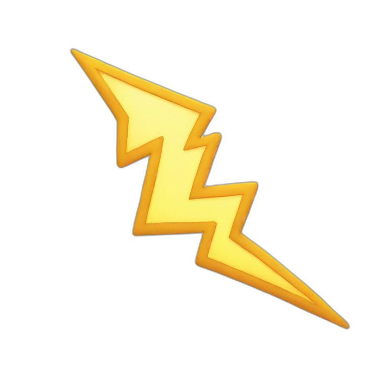  lightning emoji