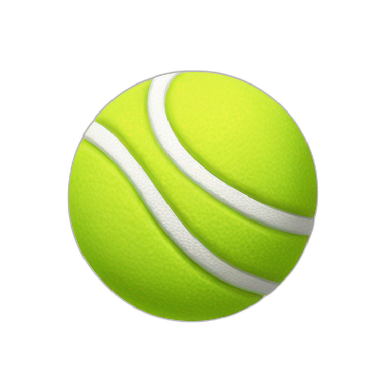 Beige tennis ball emoji