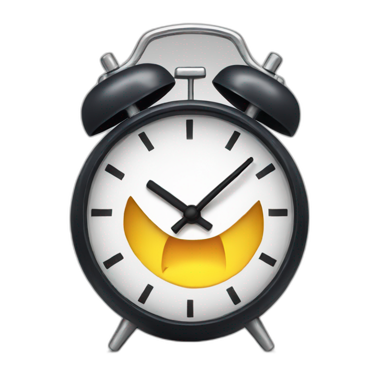 halloween alarm clock emoji