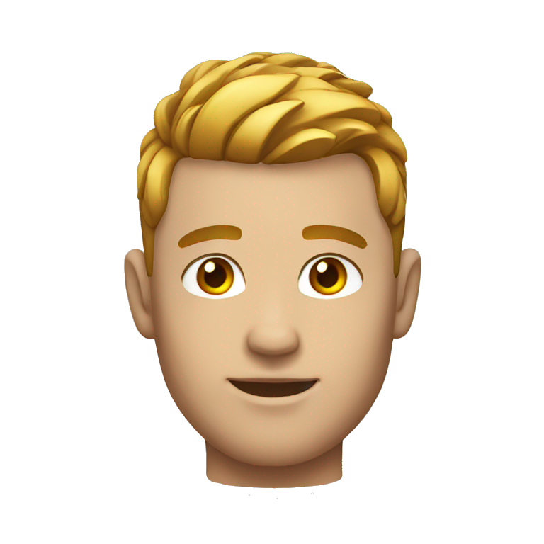 male fade hairstyle emoji
