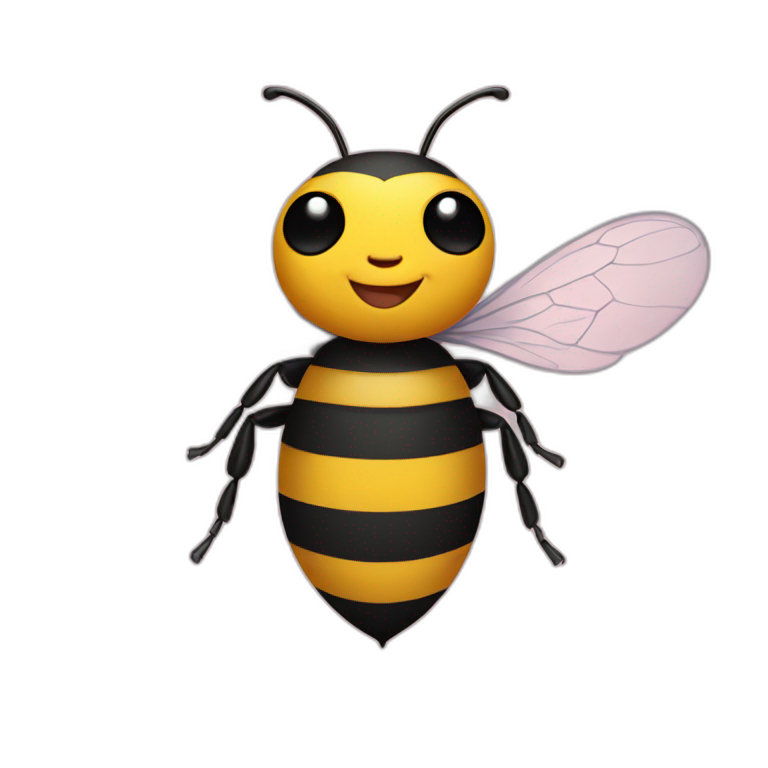 Bee heart emoji