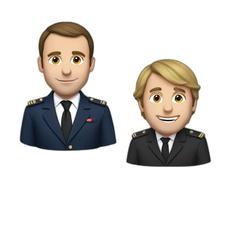 Macron en Y emoji