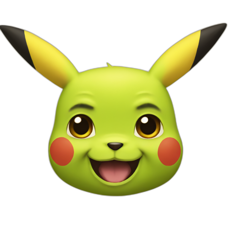 pikachu-with-shrek-face emoji