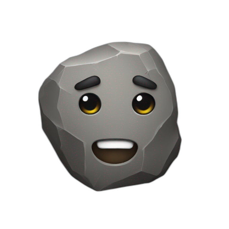 Rock emoji